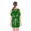 Shamrock Irish Clover St Patrick Shoulder Cutout One Piece Dress View2