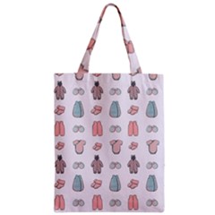 Pattern With Clothes For Newborns Zipper Classic Tote Bag by SychEva