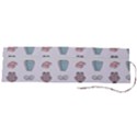 Pattern With Clothes For Newborns Roll Up Canvas Pencil Holder (L) View2