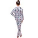 Pattern With Clothes For Newborns Kid s Satin Long Sleeve Pajamas Set View2