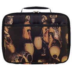 Candombe Drummers Warming Drums Full Print Lunch Bag by dflcprintsclothing