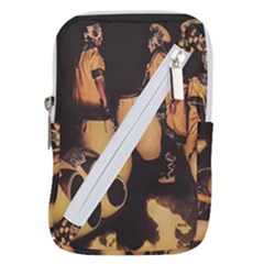 Candombe Drummers Warming Drums Belt Pouch Bag (large) by dflcprintsclothing