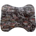 Metsovo Aerial Cityscape, Greece Head Support Cushion View1