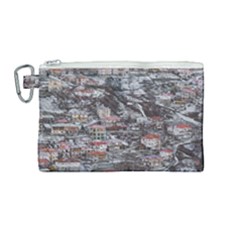 Metsovo Aerial Cityscape, Greece Canvas Cosmetic Bag (medium)