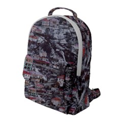 Metsovo Aerial Cityscape, Greece Flap Pocket Backpack (large) by dflcprintsclothing