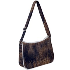 Field of light pattern 1 Zip Up Shoulder Bag