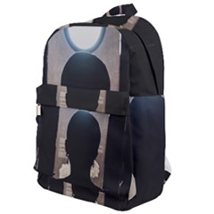 Woman Watching Window High Contrast Scene 2 Classic Backpack by dflcprintsclothing