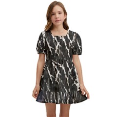 Abstract Light Games 1 Kids  Short Sleeve Dolly Dress by DimitriosArt