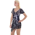 Abstract light games 1 Short Sleeve Asymmetric Mini Dress View1