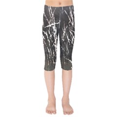 Abstract Light Games 1 Kids  Capri Leggings  by DimitriosArt