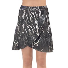 Abstract Light Games 1 Wrap Front Skirt