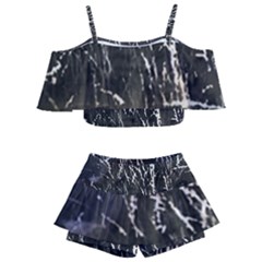 Abstract Light Games 1 Kids  Off Shoulder Skirt Bikini by DimitriosArt