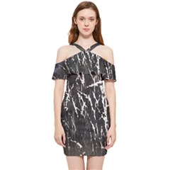 Abstract Light Games 1 Shoulder Frill Bodycon Summer Dress by DimitriosArt