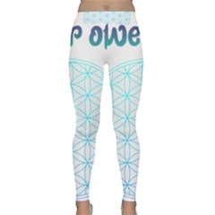 Flower Of Life  Classic Yoga Leggings by tony4urban