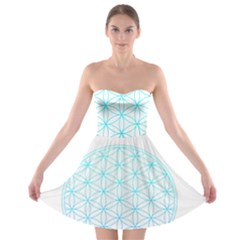 Flower Of Life  Strapless Bra Top Dress by tony4urban