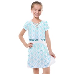 Flower Of Life  Kids  Cross Web Dress by tony4urban