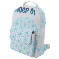 Flower Of Life  Flap Pocket Backpack (small) by tony4urban