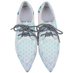 Flower Of Life  Pointed Oxford Shoes by tony4urban