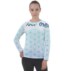 Flower Of Life  Women s Long Sleeve Raglan Tee