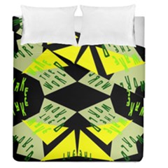 Abstract Pattern Geometric Backgrounds   Duvet Cover Double Side (queen Size) by Eskimos