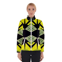 Abstract Pattern Geometric Backgrounds   Women s Bomber Jacket by Eskimos