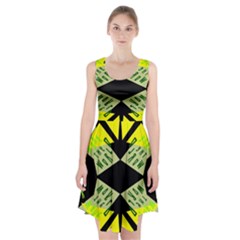 Abstract Pattern Geometric Backgrounds   Racerback Midi Dress by Eskimos