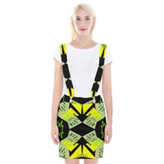 Abstract Pattern Geometric Backgrounds   Braces Suspender Skirt by Eskimos