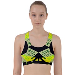 Abstract Pattern Geometric Backgrounds   Back Weave Sports Bra by Eskimos