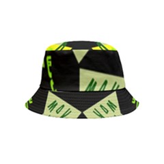 Abstract Pattern Geometric Backgrounds   Bucket Hat (kids)