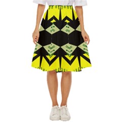 Abstract Pattern Geometric Backgrounds   Classic Short Skirt by Eskimos