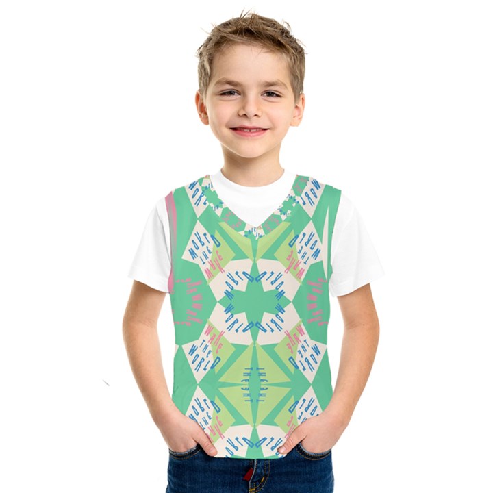 Abstract pattern geometric backgrounds   Kids  Basketball Tank Top