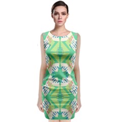 Abstract Pattern Geometric Backgrounds   Classic Sleeveless Midi Dress by Eskimos