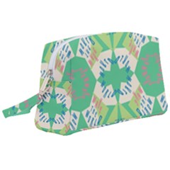 Abstract Pattern Geometric Backgrounds   Wristlet Pouch Bag (large) by Eskimos