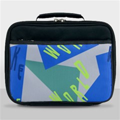 Abstract Pattern Geometric Backgrounds   Lunch Bag by Eskimos