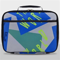 Abstract Pattern Geometric Backgrounds   Full Print Lunch Bag by Eskimos