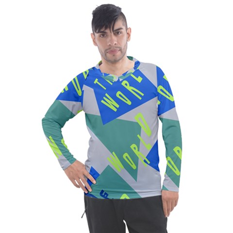 Abstract Pattern Geometric Backgrounds   Men s Pique Long Sleeve Tee by Eskimos