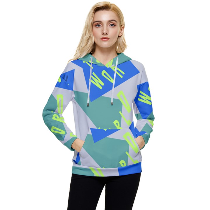 Abstract pattern geometric backgrounds   Women s Lightweight Drawstring Hoodie