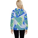 Abstract pattern geometric backgrounds   Women s Lightweight Drawstring Hoodie View4