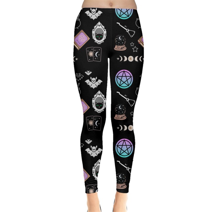 Pastel Goth Witch  Leggings 