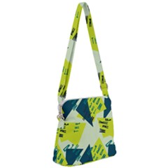 Abstract Pattern Geometric Backgrounds   Zipper Messenger Bag by Eskimos