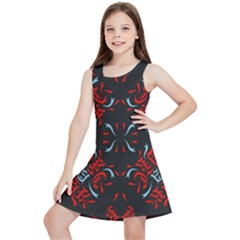 Abstract Pattern Geometric Backgrounds   Kids  Lightweight Sleeveless Dress by Eskimos