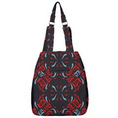 Abstract Pattern Geometric Backgrounds   Center Zip Backpack by Eskimos