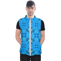 Abstract Pattern Geometric Backgrounds   Men s Puffer Vest by Eskimos