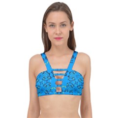 Abstract Pattern Geometric Backgrounds   Cage Up Bikini Top by Eskimos