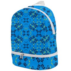 Abstract Pattern Geometric Backgrounds   Zip Bottom Backpack by Eskimos