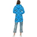 Abstract pattern geometric backgrounds   Women s Long Oversized Pullover Hoodie View2