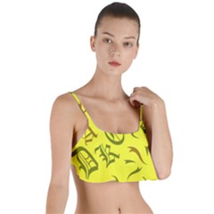 Abstract Pattern Geometric Backgrounds   Layered Top Bikini Top  by Eskimos