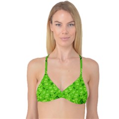 Abstract Pattern Geometric Backgrounds   Reversible Tri Bikini Top by Eskimos