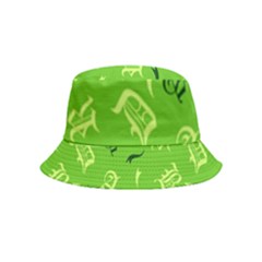 Abstract Pattern Geometric Backgrounds   Bucket Hat (kids) by Eskimos