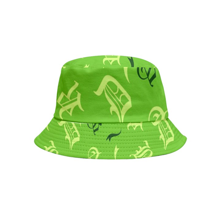 Abstract pattern geometric backgrounds   Inside Out Bucket Hat (Kids)